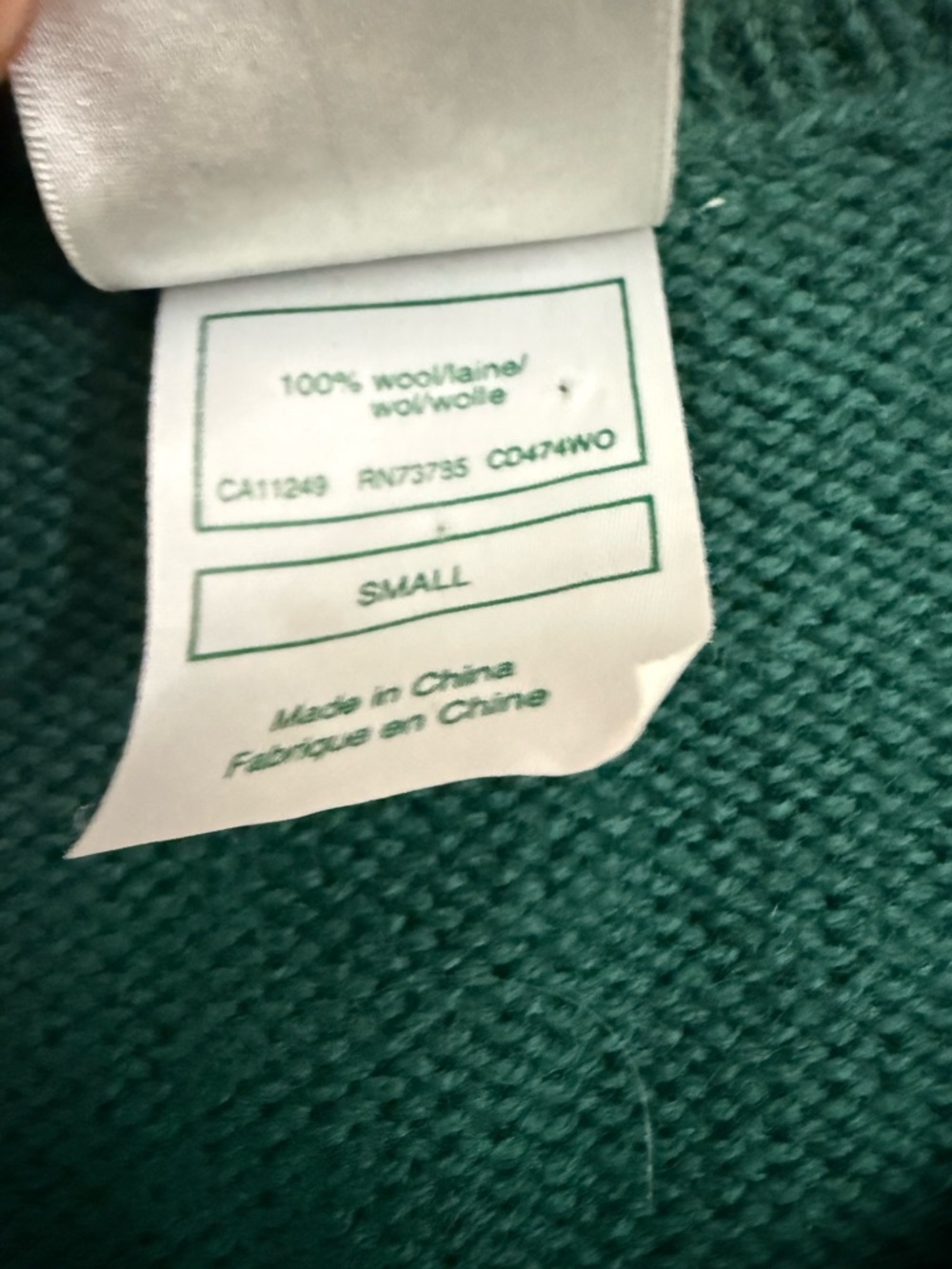 Vintage Laura Ashley Cottagecore Wool Cardigan Sweater - Picture 6 of 9